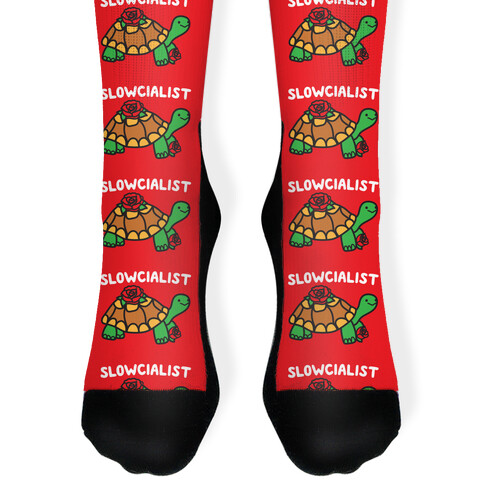 Slowcialist Turtle Sock