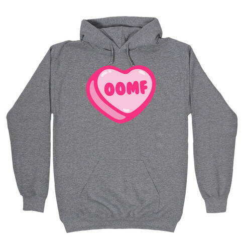 OOMF Candy Heart Hooded Sweatshirt