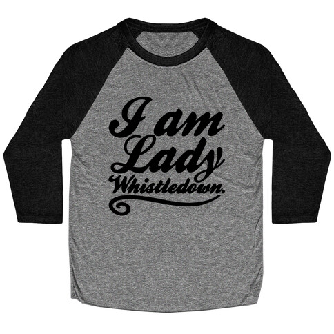 I Am Lady Whistledown Parody Baseball Tee