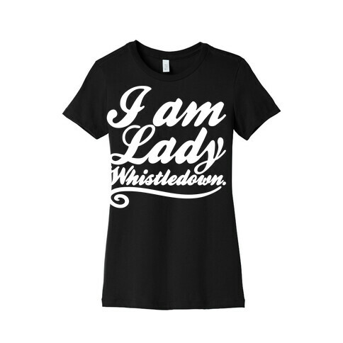 I Am Lady Whistledown Parody White Print Womens T-Shirt