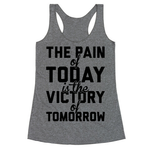 Pain And Victory Racerback Tank Top