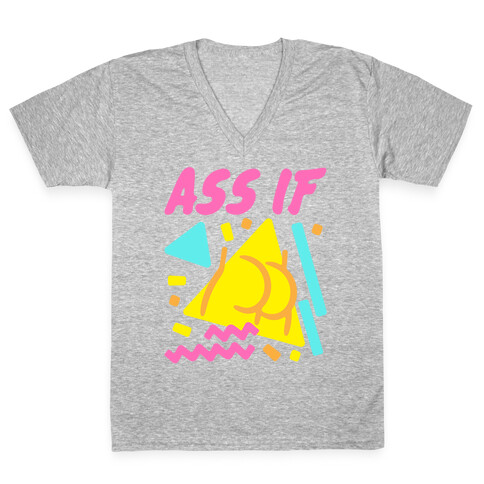 Ass If Parody V-Neck Tee Shirt