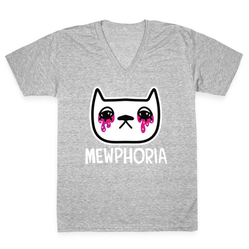 Mewphoria V-Neck Tee Shirt