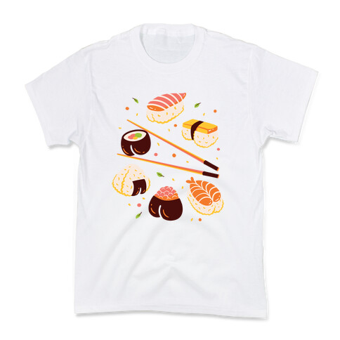 Subtle Sushi Booty Kids T-Shirt