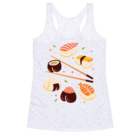 Subtle Sushi Booty Racerback Tank Top