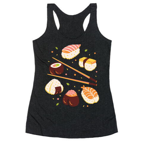 Subtle Sushi Booty Racerback Tank Top