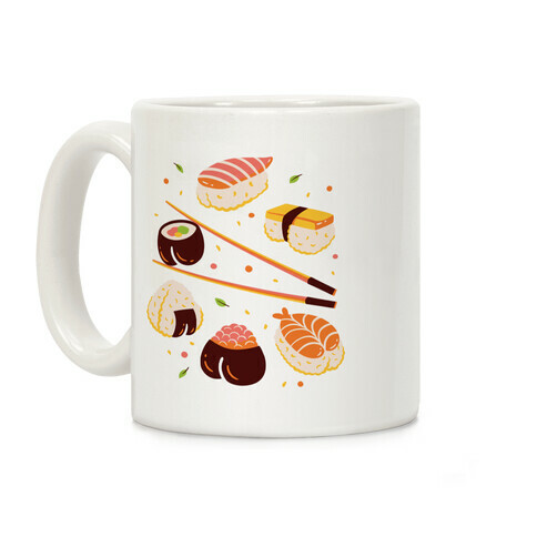 Subtle Sushi Booty Coffee Mug