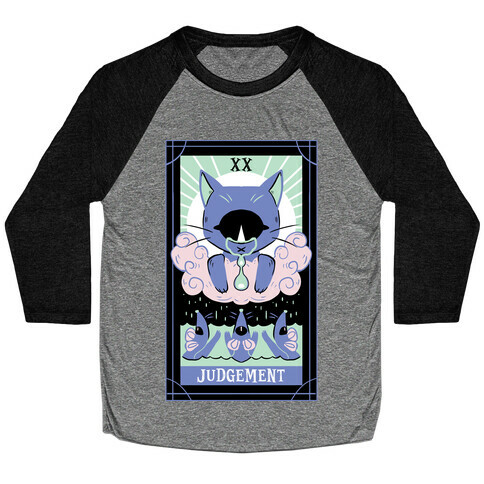 Creepy Cute Tarots: Judgement Baseball Tee