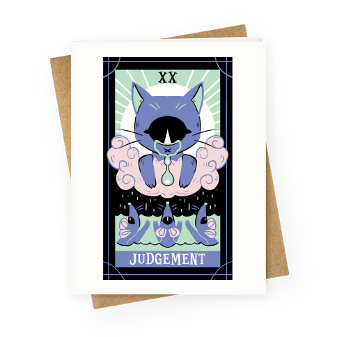 Creepy Cute Tarots: Judgement Greeting Card