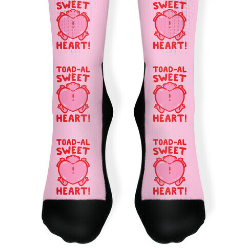 Toad-al Sweet Heart  Sock