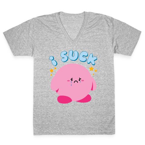 I Suck V-Neck Tee Shirt