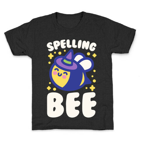 Spelling Bee White Print Kids T-Shirt