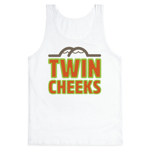 Twin Cheeks Parody Tank Top