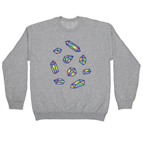 Rainbow Crystal Pattern Pullover