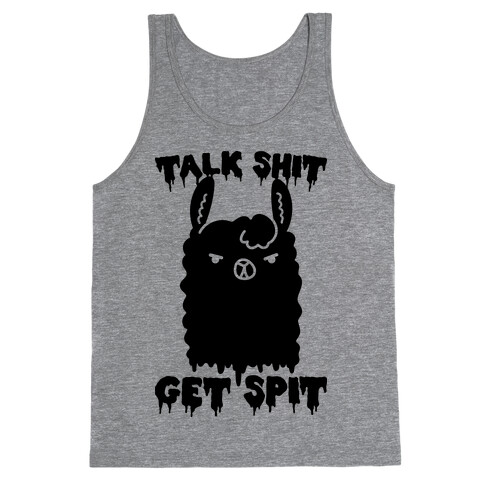 Talk Shit Get Spit Llama  Tank Top