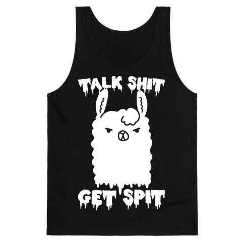 Talk Shit Get Spit Llama Tank Top