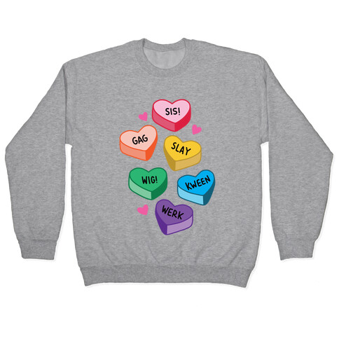 Gay Lingo Candy Hearts Pullover