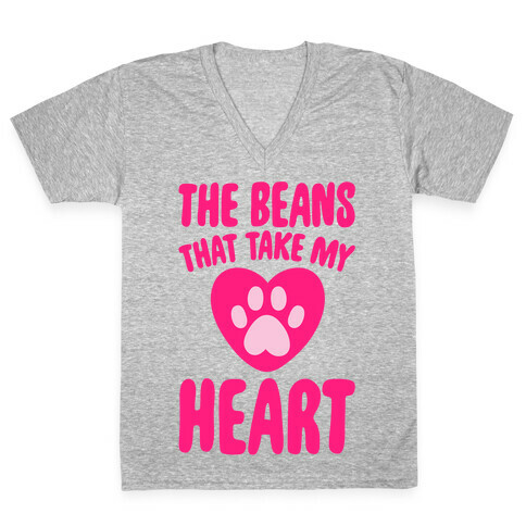 The Beans That Take My Heart V-Neck Tee Shirt