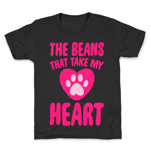 The Beans That Take My Heart White Print Kids T-Shirt