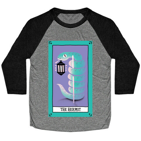 Creepy Cute Tarots: The Hermit Baseball Tee