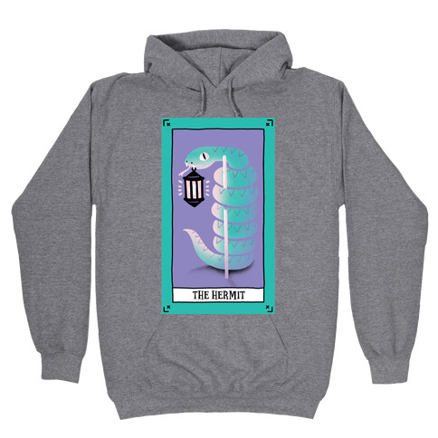 Creepy Cute Tarots: The Hermit Hooded Sweatshirt