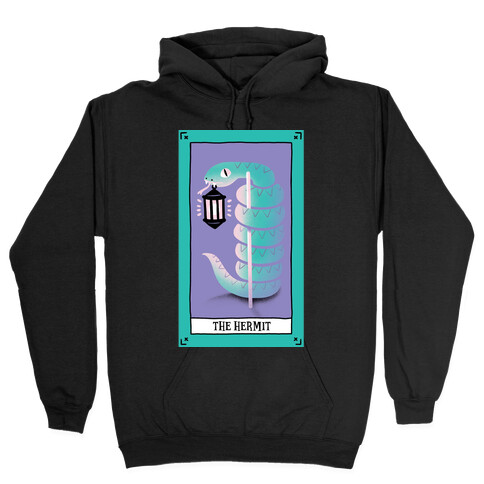 Creepy Cute Tarots: The Hermit Hooded Sweatshirt