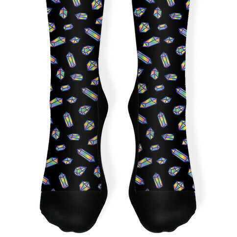 Rainbow Crystal Pattern Sock