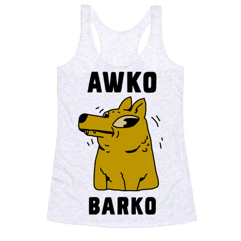 Awko Barko Racerback Tank Top