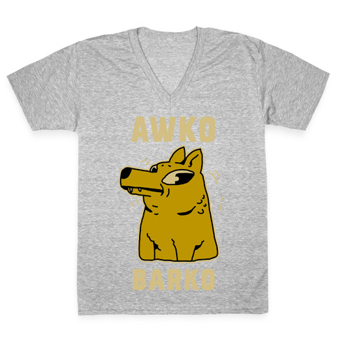 Awko Barko V-Neck Tee Shirt