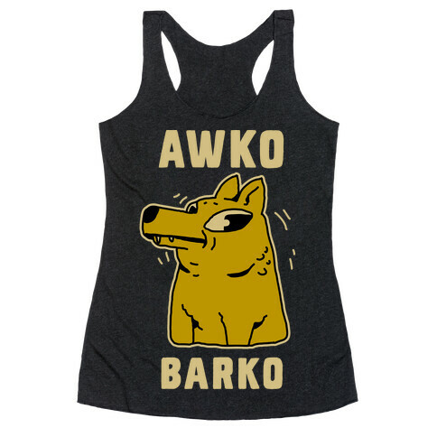 Awko Barko Racerback Tank Top