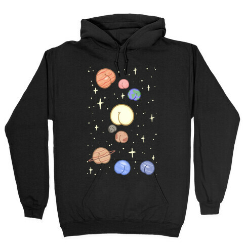Butt Planets Hooded Sweatshirt