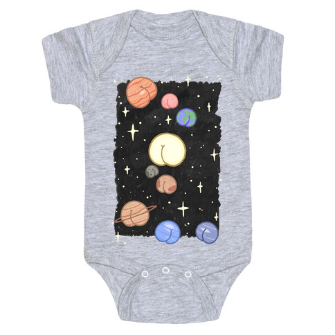 Butt Planets Baby One-Piece