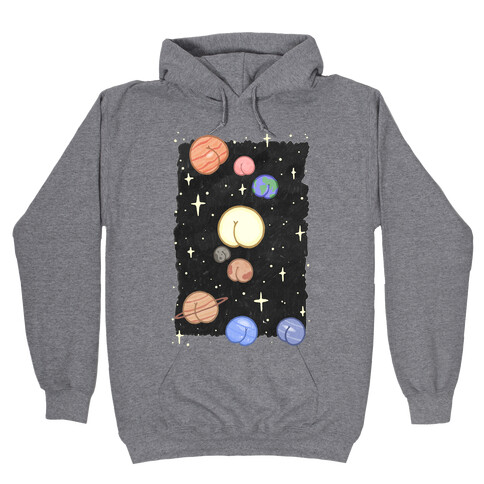 Butt Planets Hooded Sweatshirt