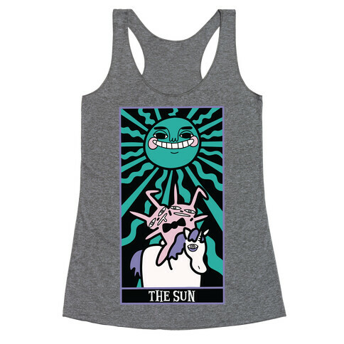 Creepy Cute Tarots: The Sun Racerback Tank Top