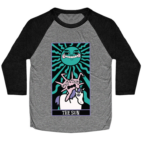 Creepy Cute Tarots: The Sun Baseball Tee