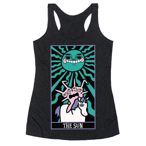 Creepy Cute Tarots: The Sun Racerback Tank Top