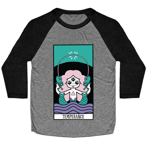 Creepy Cute Tarots: Temperance Baseball Tee