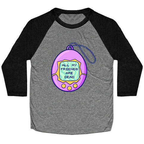 All My Friends Are Dead 90's Toy Baseball Tee