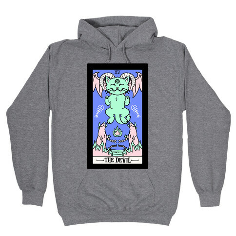 Creepy Cute Tarot: The Devil Hooded Sweatshirt