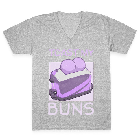 Toast My Buns V-Neck Tee Shirt