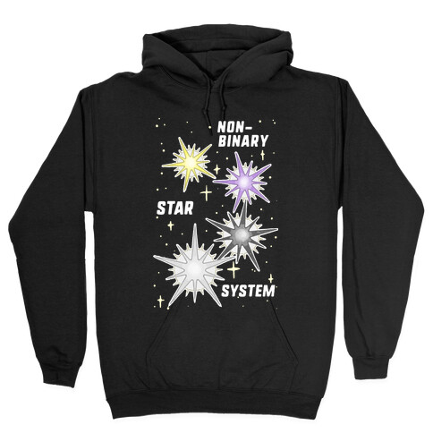 Non-Binary Star System Hooded Sweatshirt