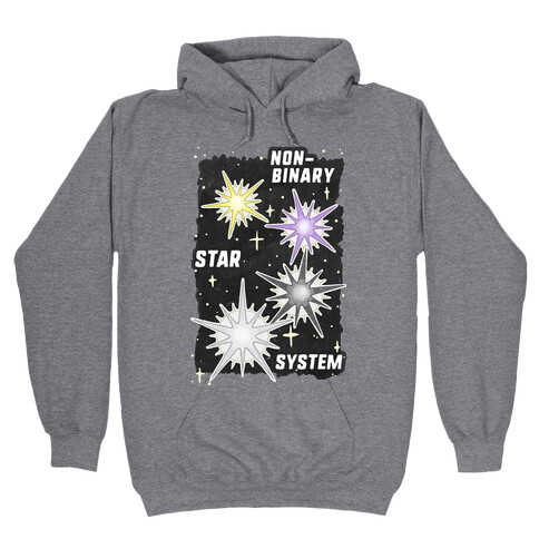 Non-Binary Star System Hooded Sweatshirt