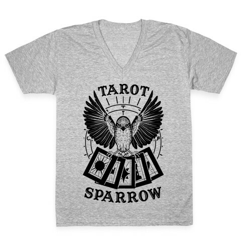 Tarot Sparrow V-Neck Tee Shirt