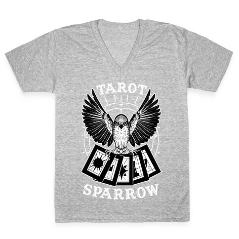 Tarot Sparrow V-Neck Tee Shirt