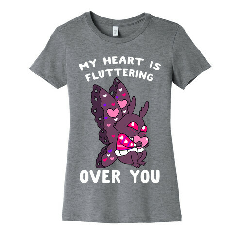 My Heart Is Fluttering Over You Womens T-Shirt