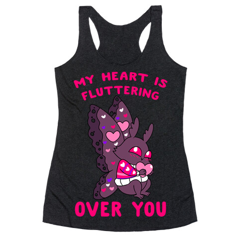 My Heart Is Fluttering Over You Racerback Tank Top