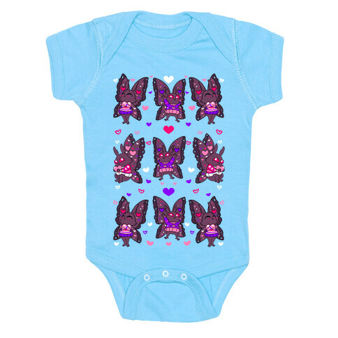 Mothman Love Tee Baby One-Piece