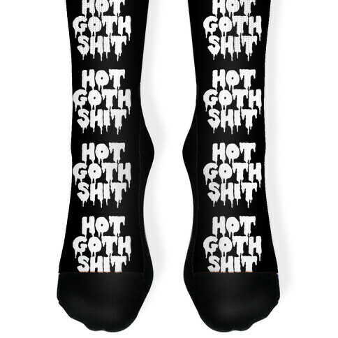 Hot Goth Shit Sock