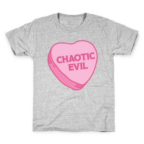 Chaotic Evil Candy Heart Kids T-Shirt