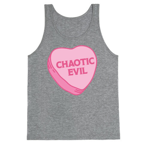 Chaotic Evil Candy Heart Tank Top